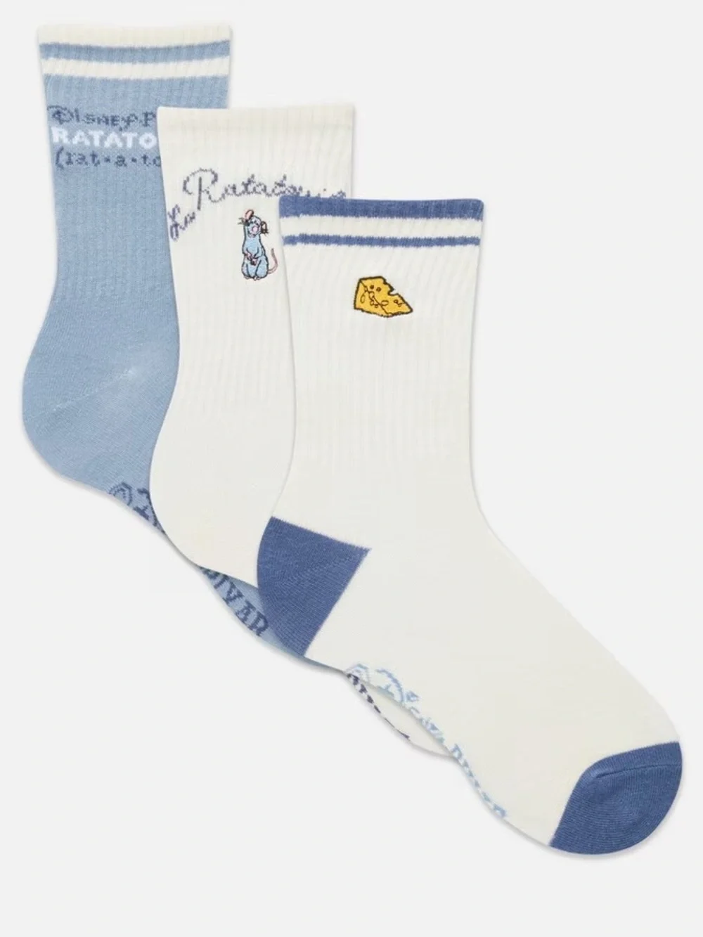 Disney Ratatouille Remy Set of 3 Socks